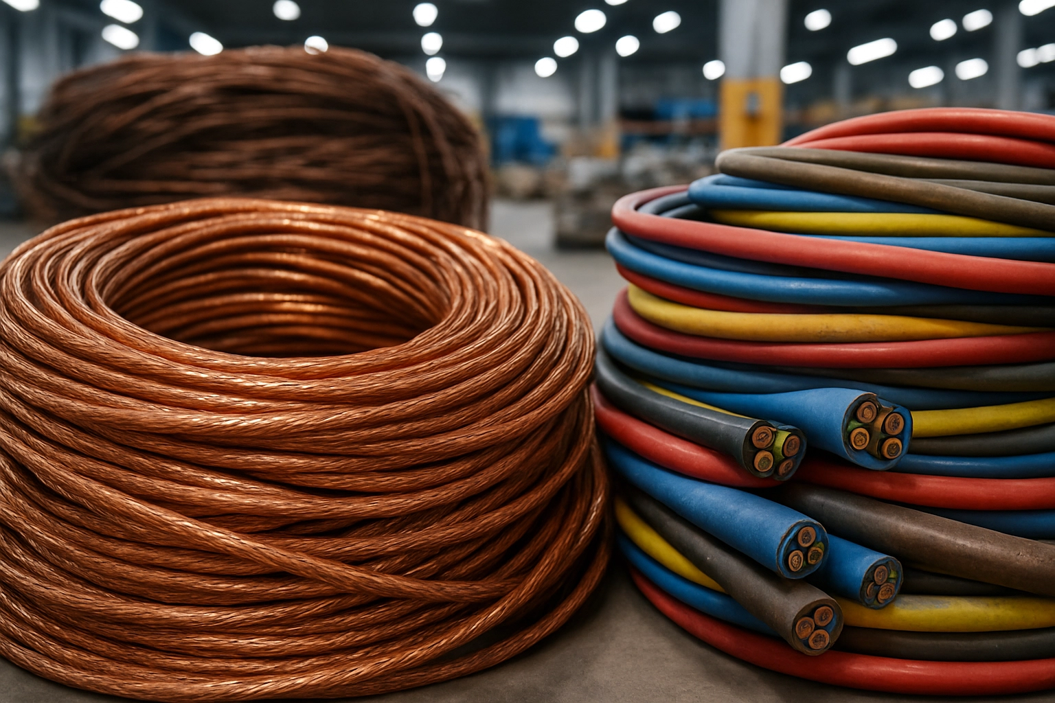 Wire and cable recycling equipment